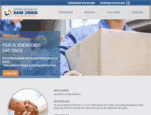 Tablet Screenshot of demenagementsamdenis.com